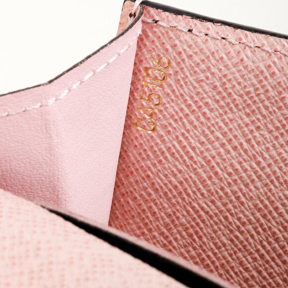 *SOLD* Louis Vuitton Jeanne Wallet Rose Ballerine with Inserts - Picture 12 of 14